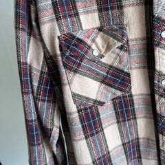 1990s/2000s Cowboy Snap Front Flannel