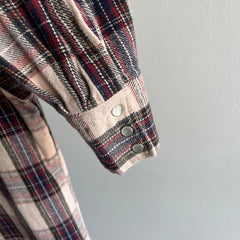 1990s/2000s Cowboy Snap Front Flannel