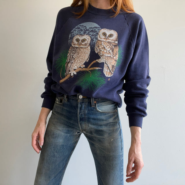 1985 (?) Owl Sweatshirt by Jerzees