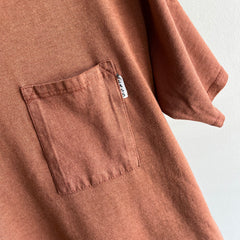 1980s Rusty Brown Pocket T-Shirt by Classic II