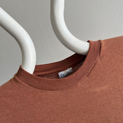 1980s Rusty Brown Pocket T-Shirt by Classic II