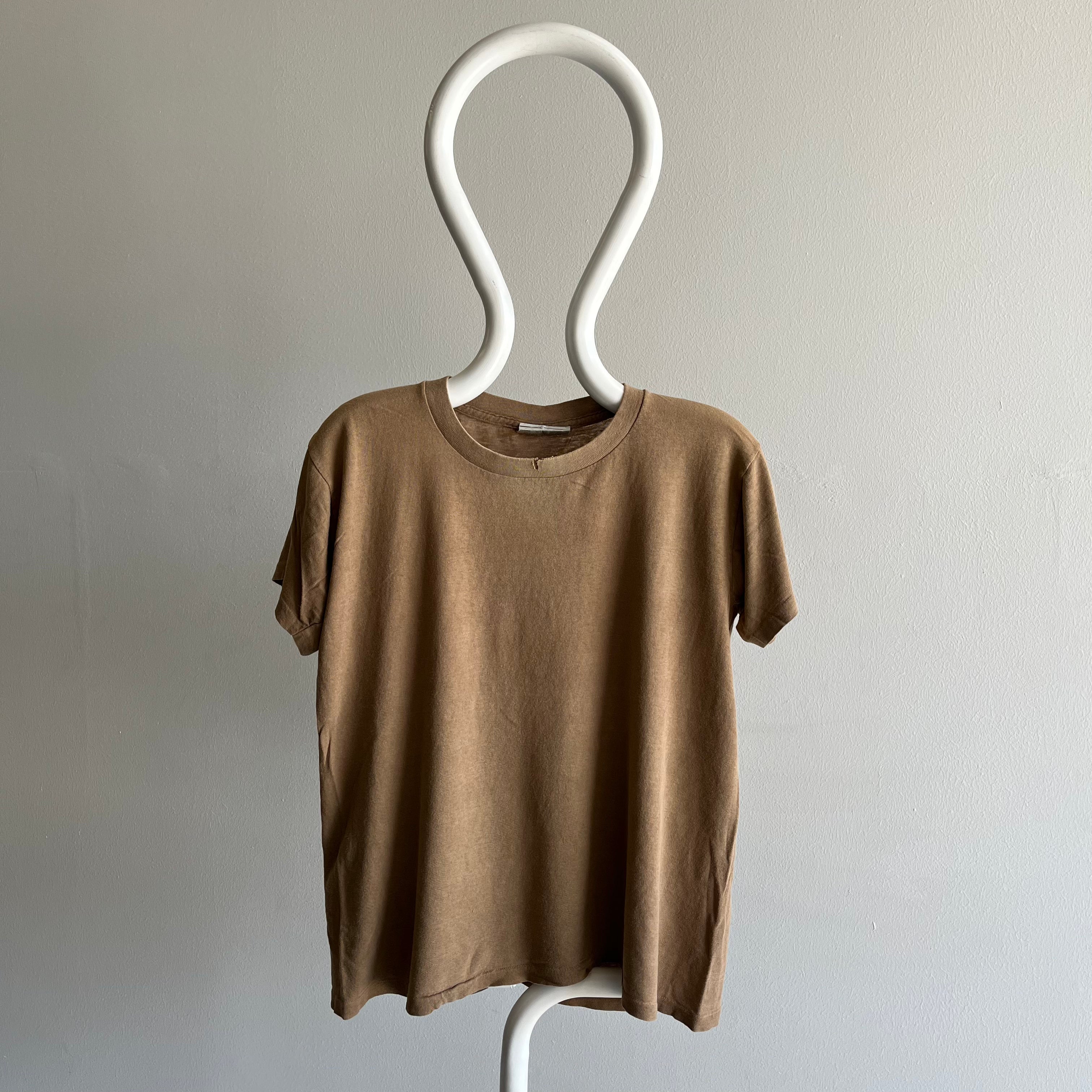 1980/90s Super Soft and Worn Army T-Shirt - Like Butter