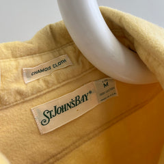 1980/90s St. John's Bay Chamois - Like Butter - USA Made Cotton Flannel
