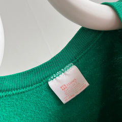 1990s Faded Kelly Green Slouchy Raglan