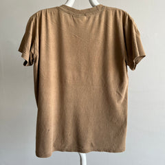 1980/90s Super Soft and Worn Army T-Shirt - Like Butter