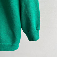 1990s Faded Kelly Green Slouchy Raglan