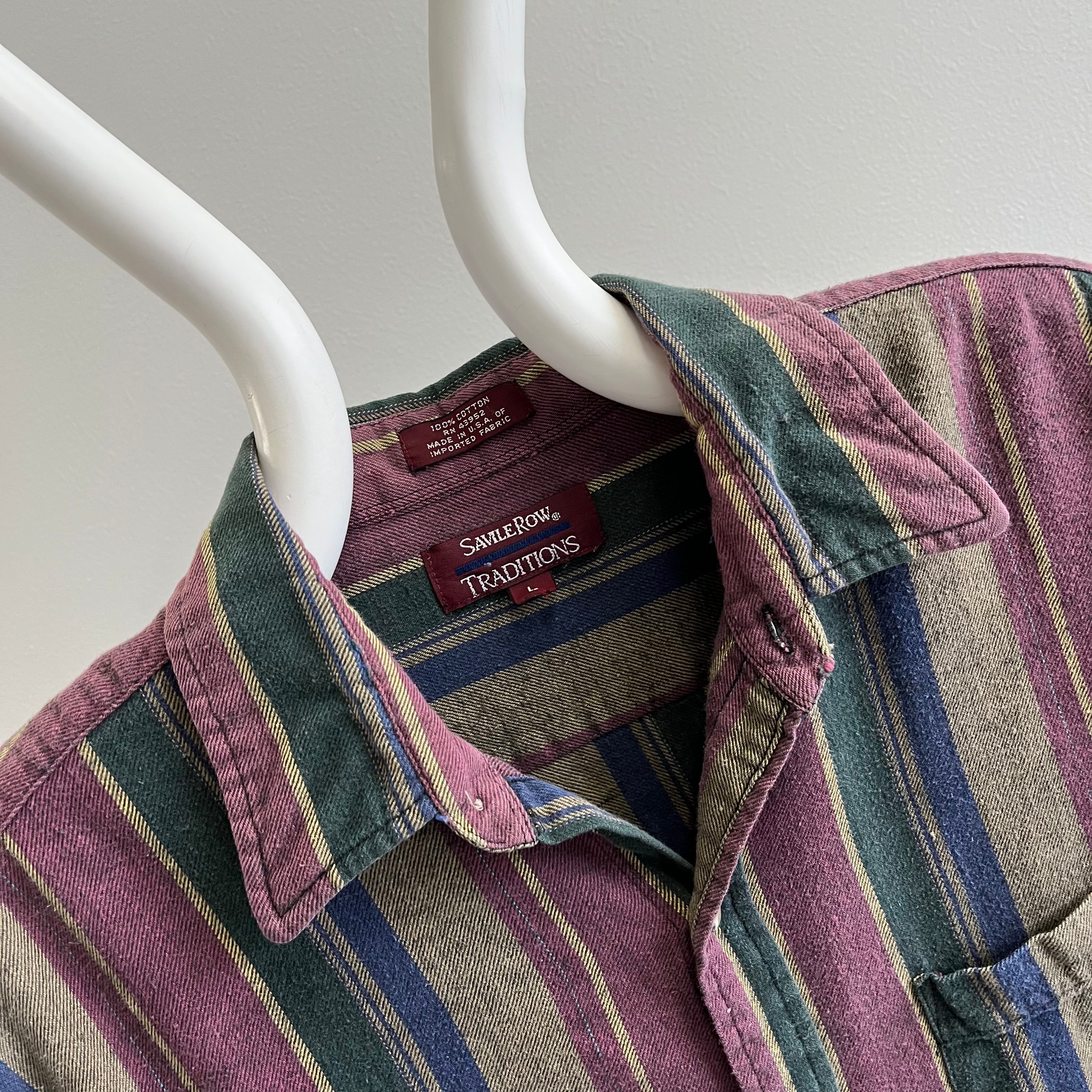 Flanelle/chemise en coton extra doux léger des années 1990