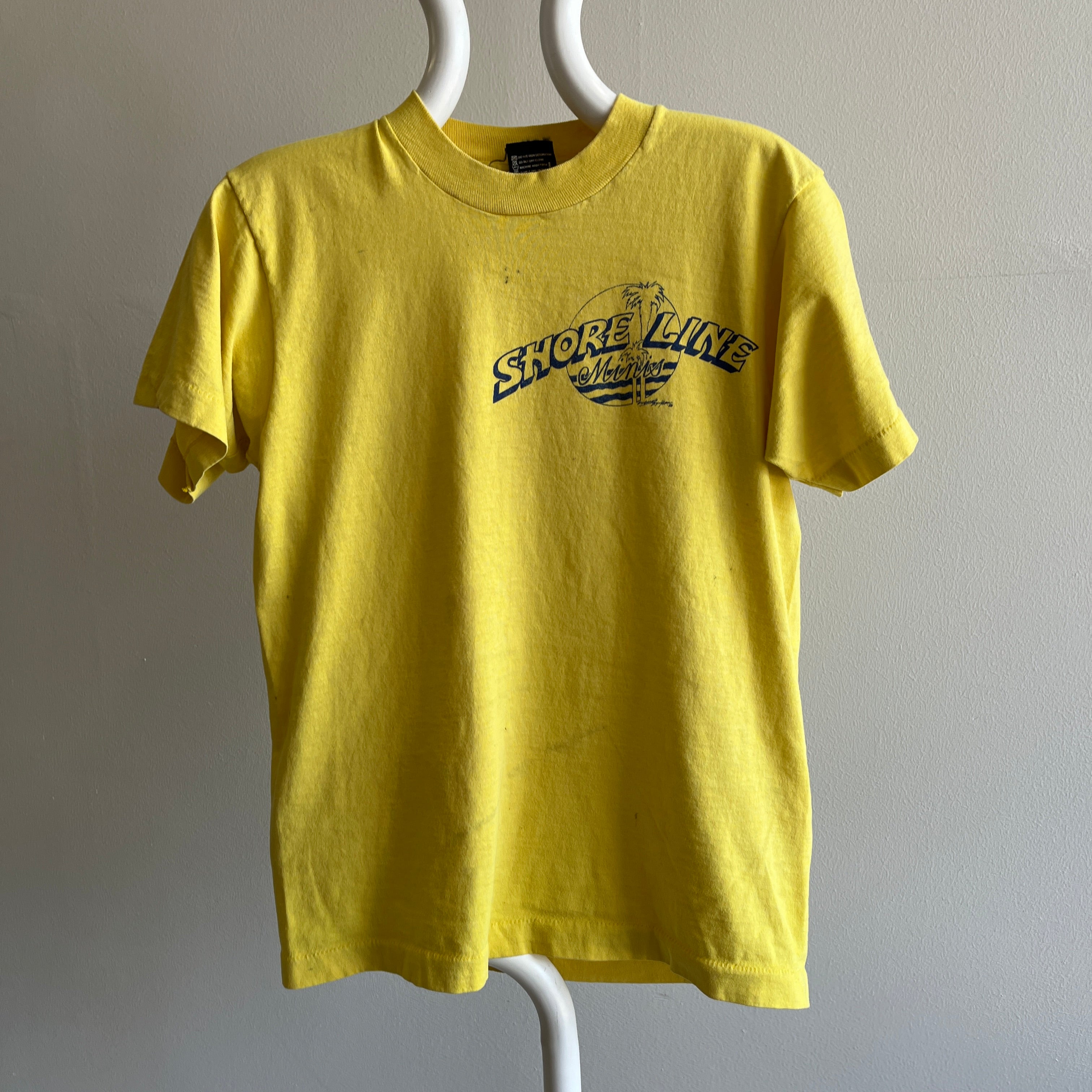 1986 Short Line Minis Soft and Faded and Stained Front and Back T-Shirt