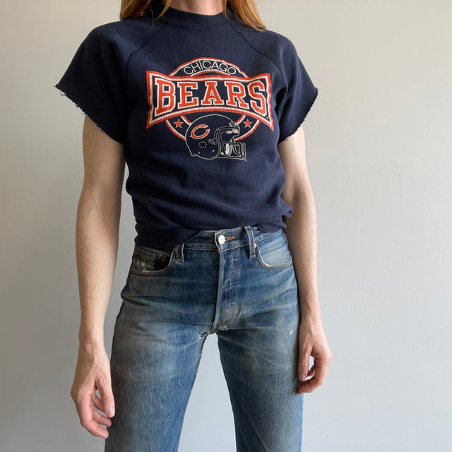 1980s (Early) Chicago Bears DIY Warm Up Sweatshirt by Artex