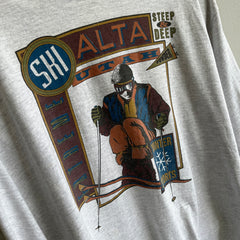 1980s Ski Alta, Utah Super Soft Long Sleeve Shirt