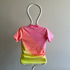 1980s Local Zone Smaller Size Neon Surfer T-Shirt