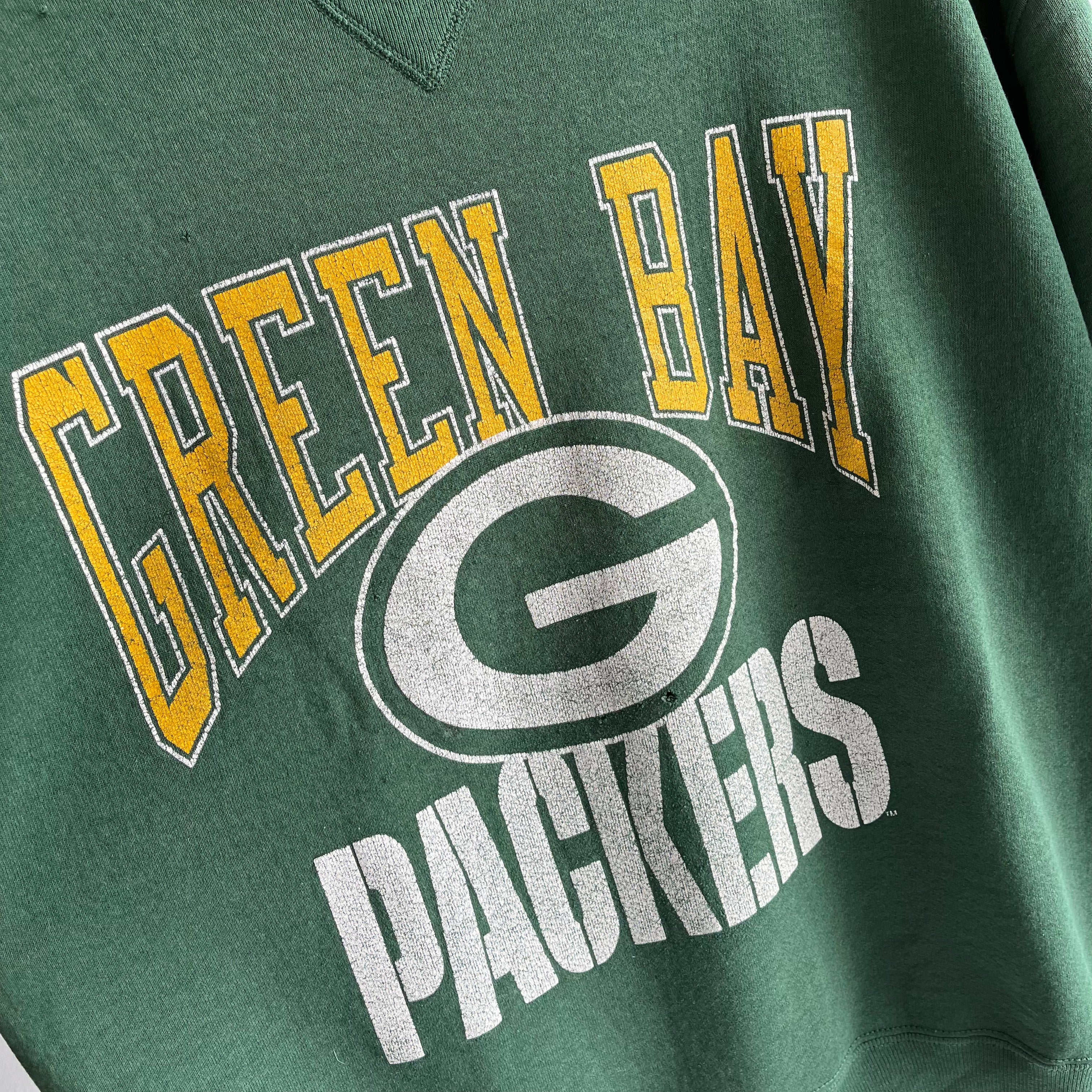 Vintage 90s Green Bay Packers Sweatshirt Packers Crewneck 