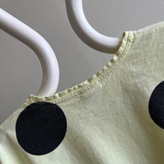 1980/90s Polka Dotted Boxy Cotton T-Shirt