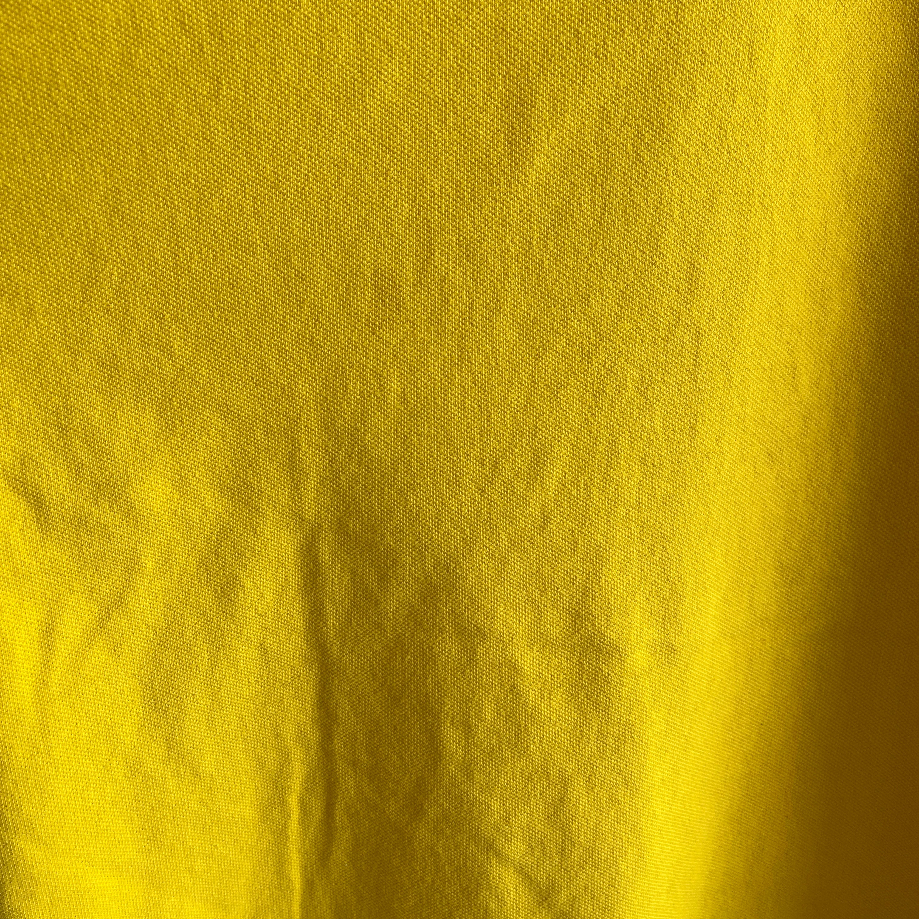 1990s Oversized Vibrant Yellow Polo T-Shirt by Ralph Lauren