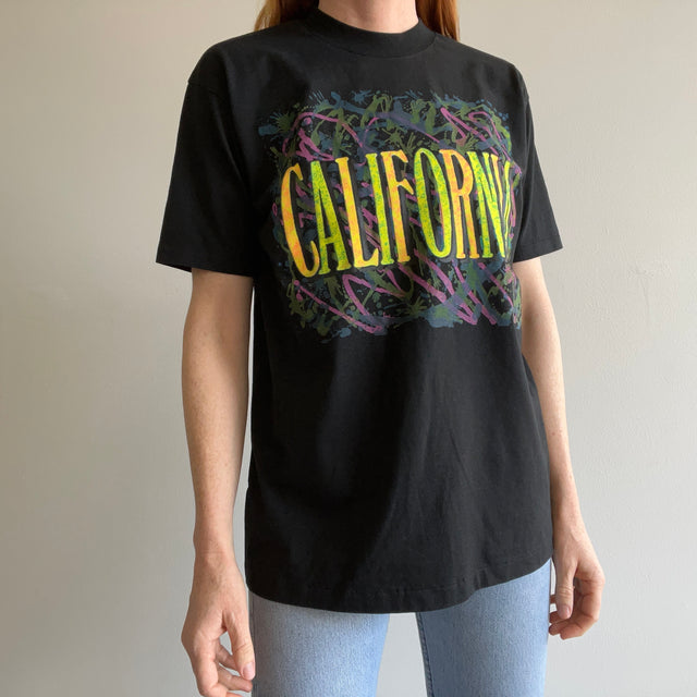 T-shirt touristique CALIFORNIE des années 1980 - à peine porté
