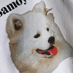 1980s Samoyed Fluffy Fuzzy Cutie Good Boy/Girl Sweatshirt