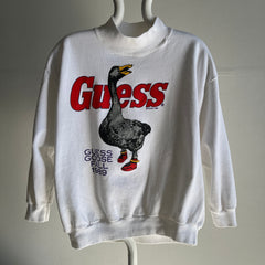 1989 Guess Jeans Goose In High Tops Sweat à col montant