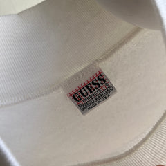 1989 Guess Jeans Goose In High Tops Mock Neck Sweatshirt