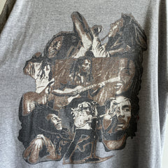 T-shirt avant et arrière Bob Marley des années 1990