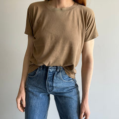 1980/90s Super Soft and Worn Army T-Shirt - Like Butter