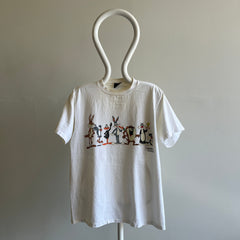 1989 Loony Tunes T-shirt graphique RAD avant et arrière !!!