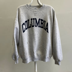 Sweatshirt taché de peinture Columbia des années 1980 par Russell !