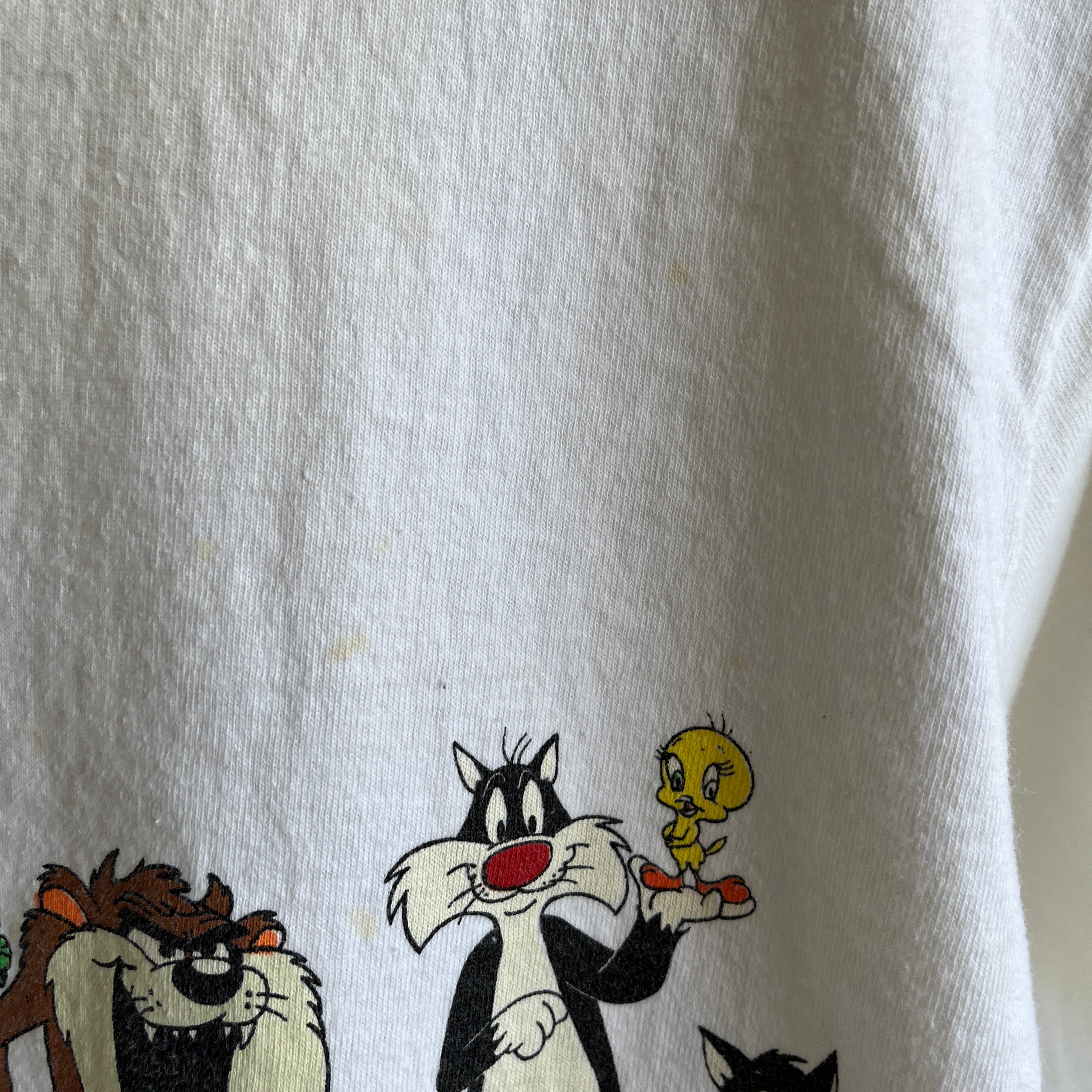 1989 Loony Tunes T-shirt graphique RAD avant et arrière !!!