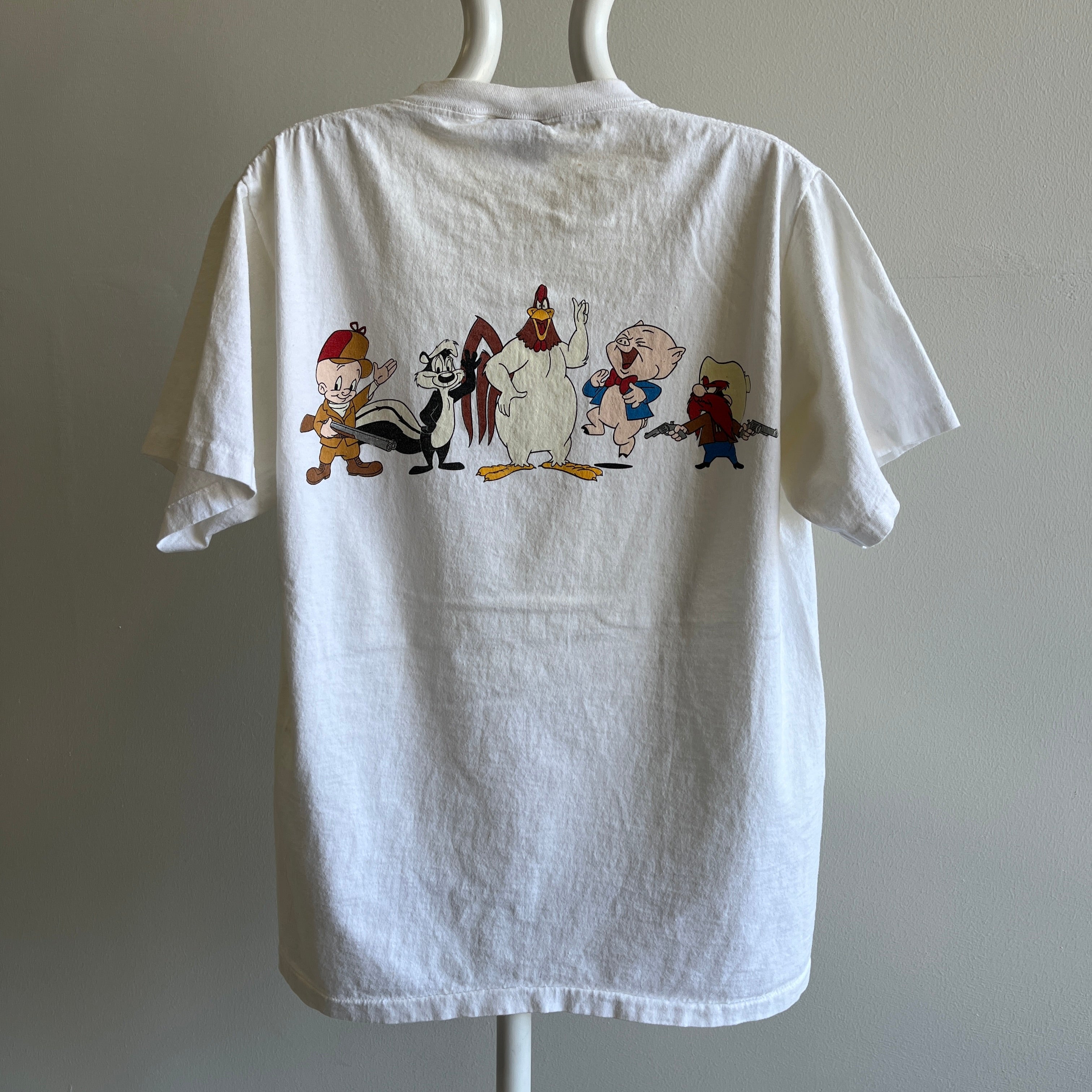 1989 Loony Tunes T-shirt graphique RAD avant et arrière !!!