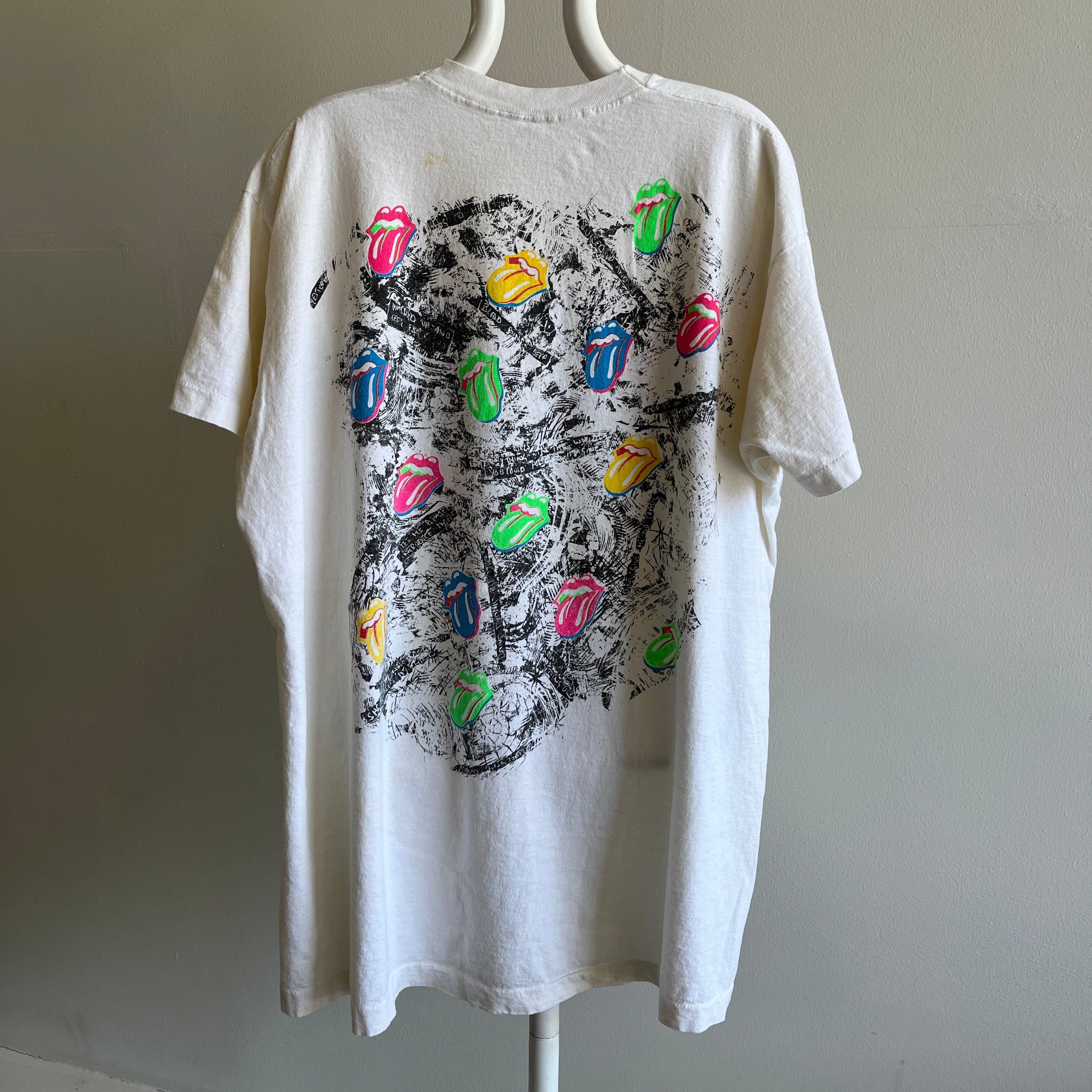 1989 Rolling Stones Tour T-Shirt by Screen Stars