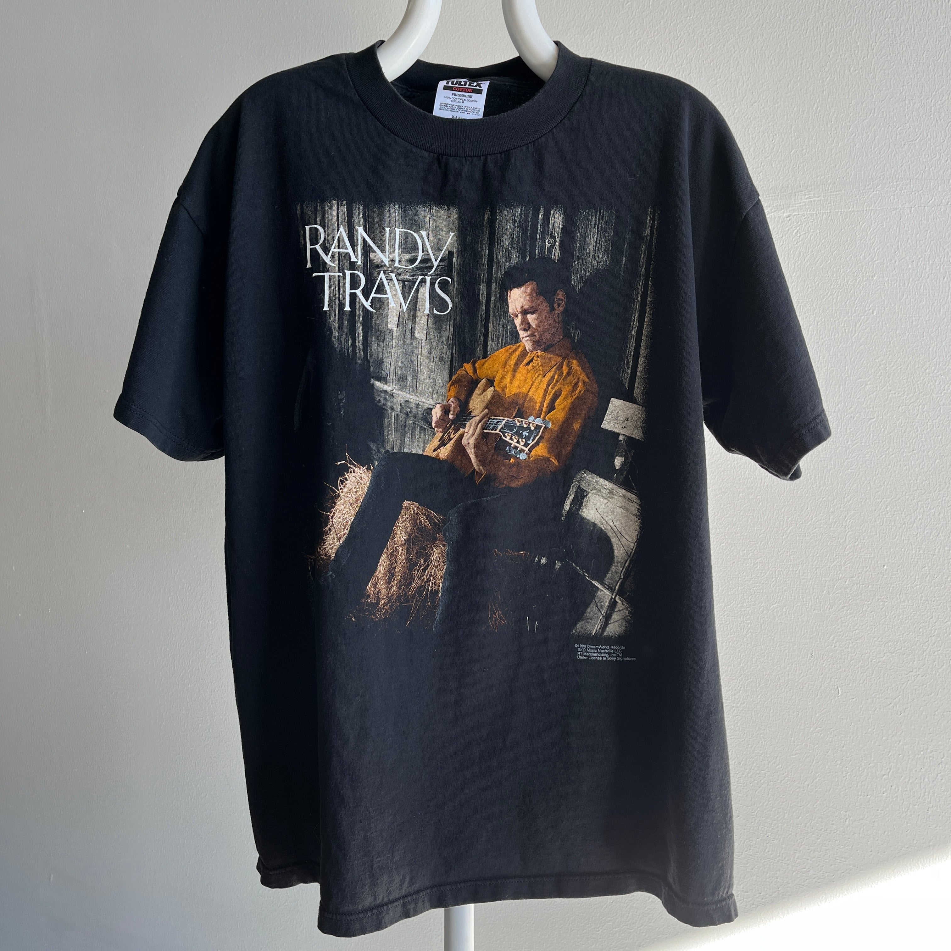 1998 Randy Travis Country Music T-Shirt - Pas une tonne d'usure
