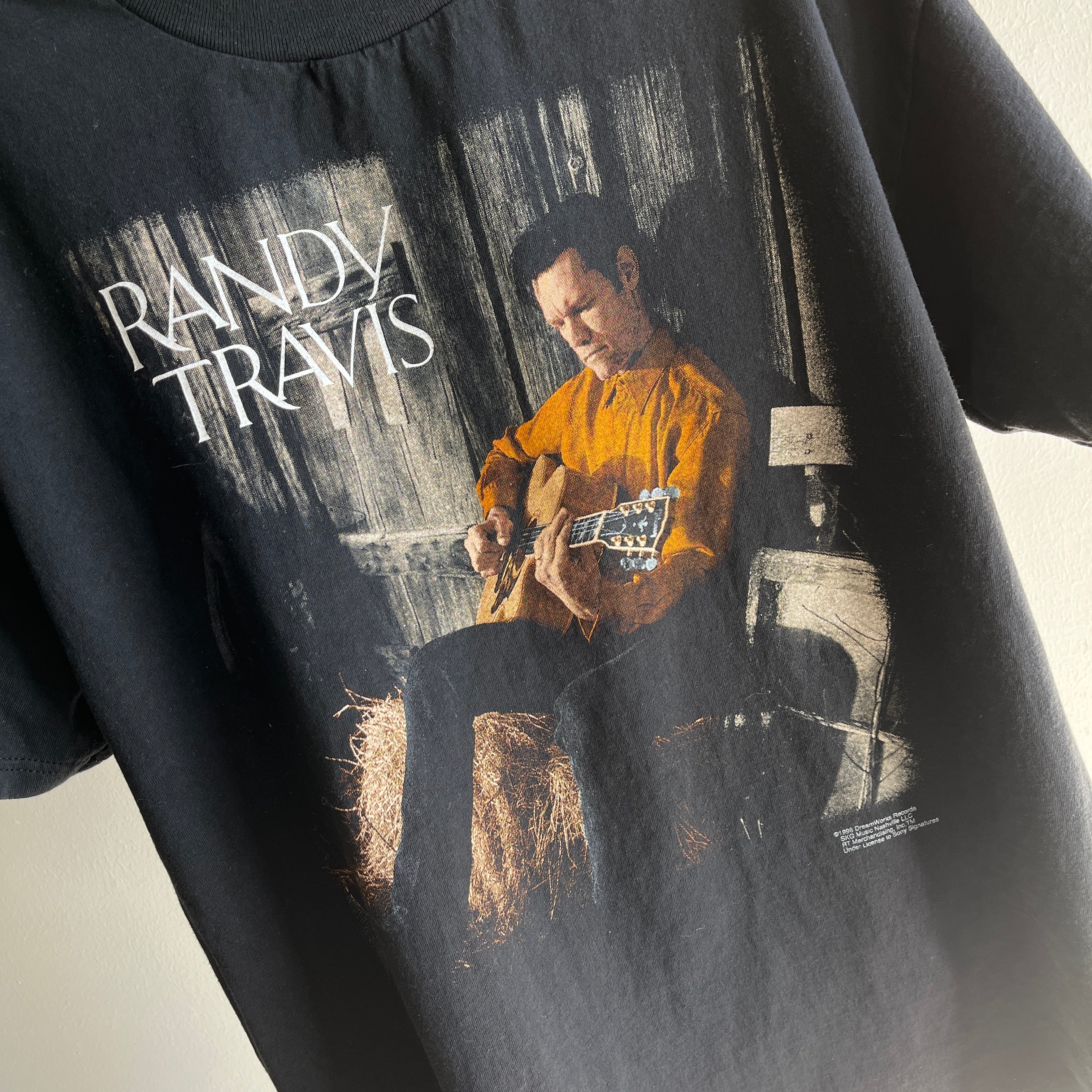 1998 Randy Travis Country Music T-Shirt - Pas une tonne d'usure