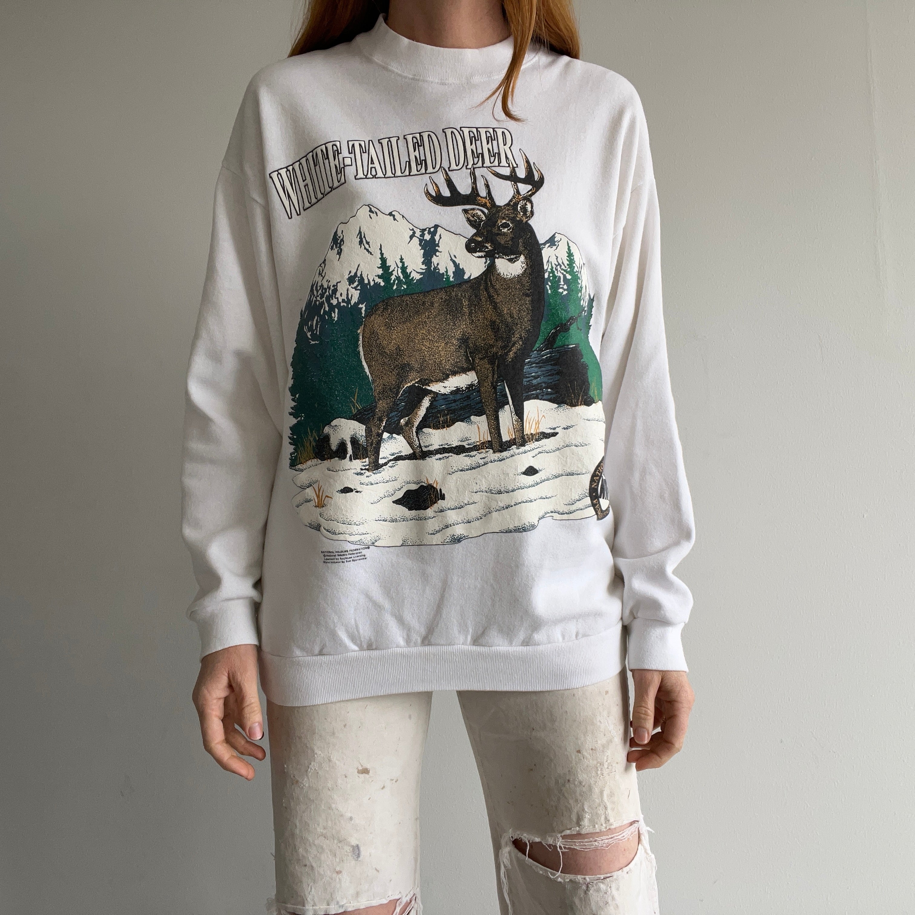 1980s White-Tailed Deer Sweatshirt
