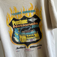 2000 Race Car T-Shirt Tattered and Torn T-Shirt