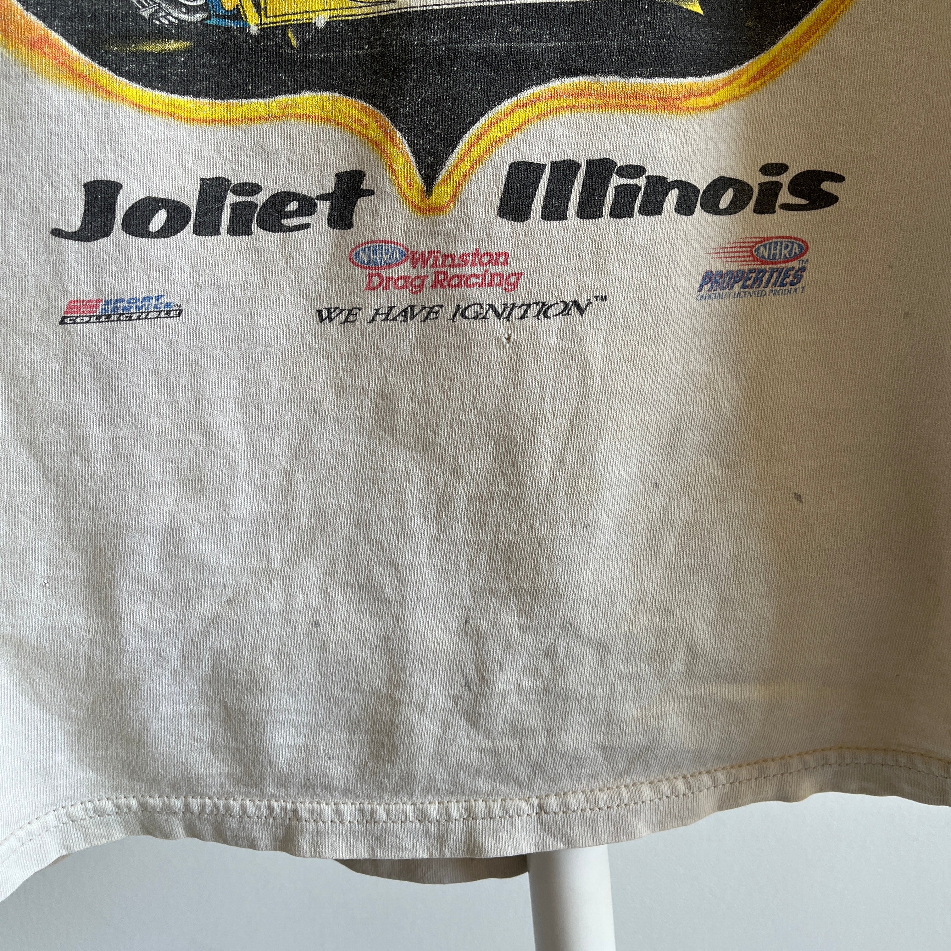 2000 Race Car T-Shirt Tattered and Torn T-Shirt