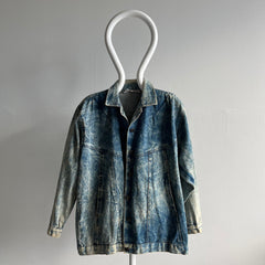 1980s Acid Wash Ultra 80s Denim Jean Jacket