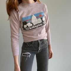 1988 Washington DC Heather Pink XS Sweatshirt