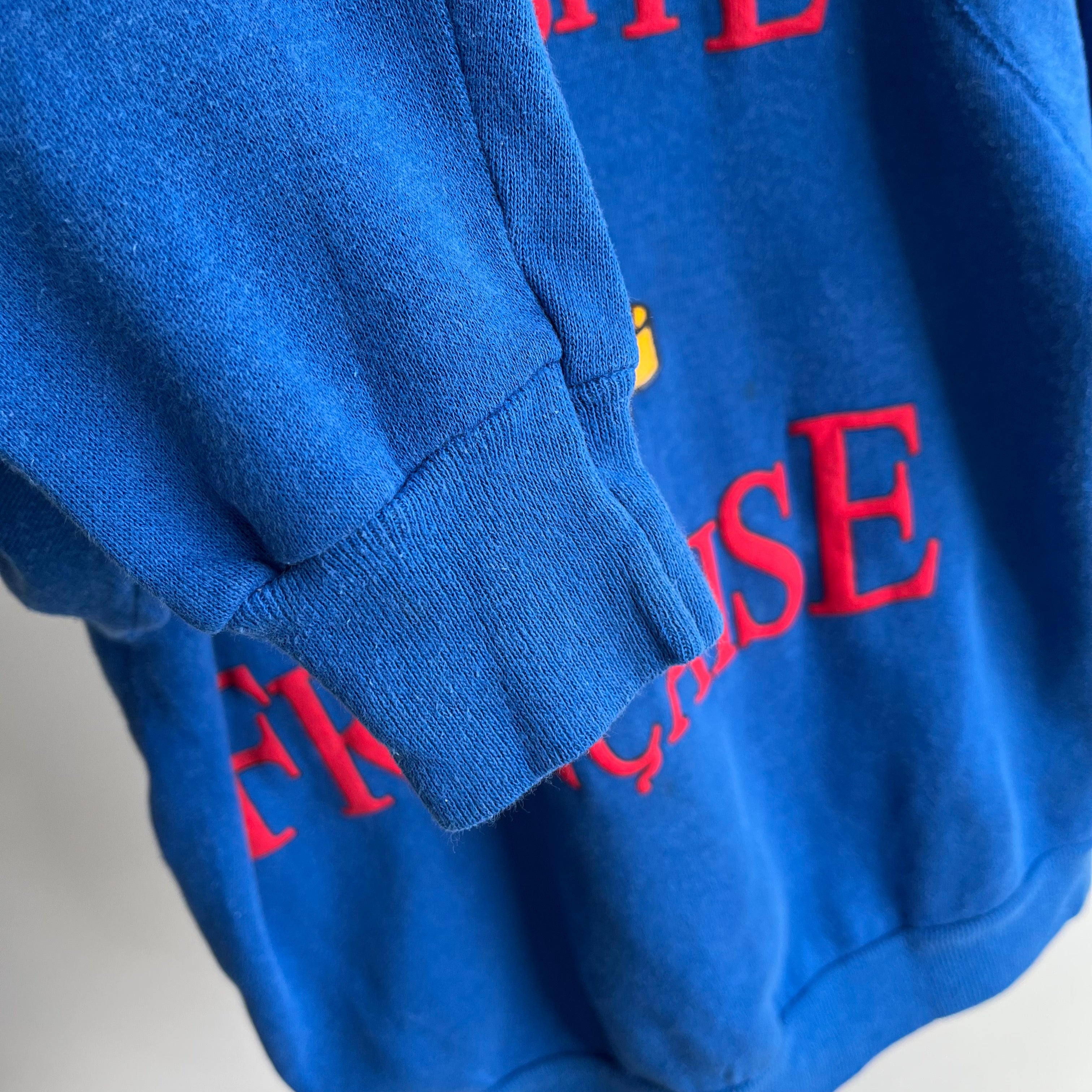 1980s Universite De Francaise USA Made Sweatshirt by Tultex