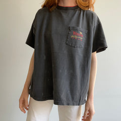 1990s Super Stained Winston Racing Pocket T-Shirt