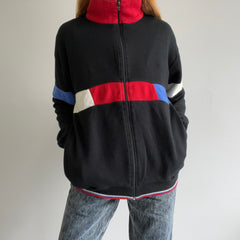 1980/90s Color Block Zip Up with Pockets !!!