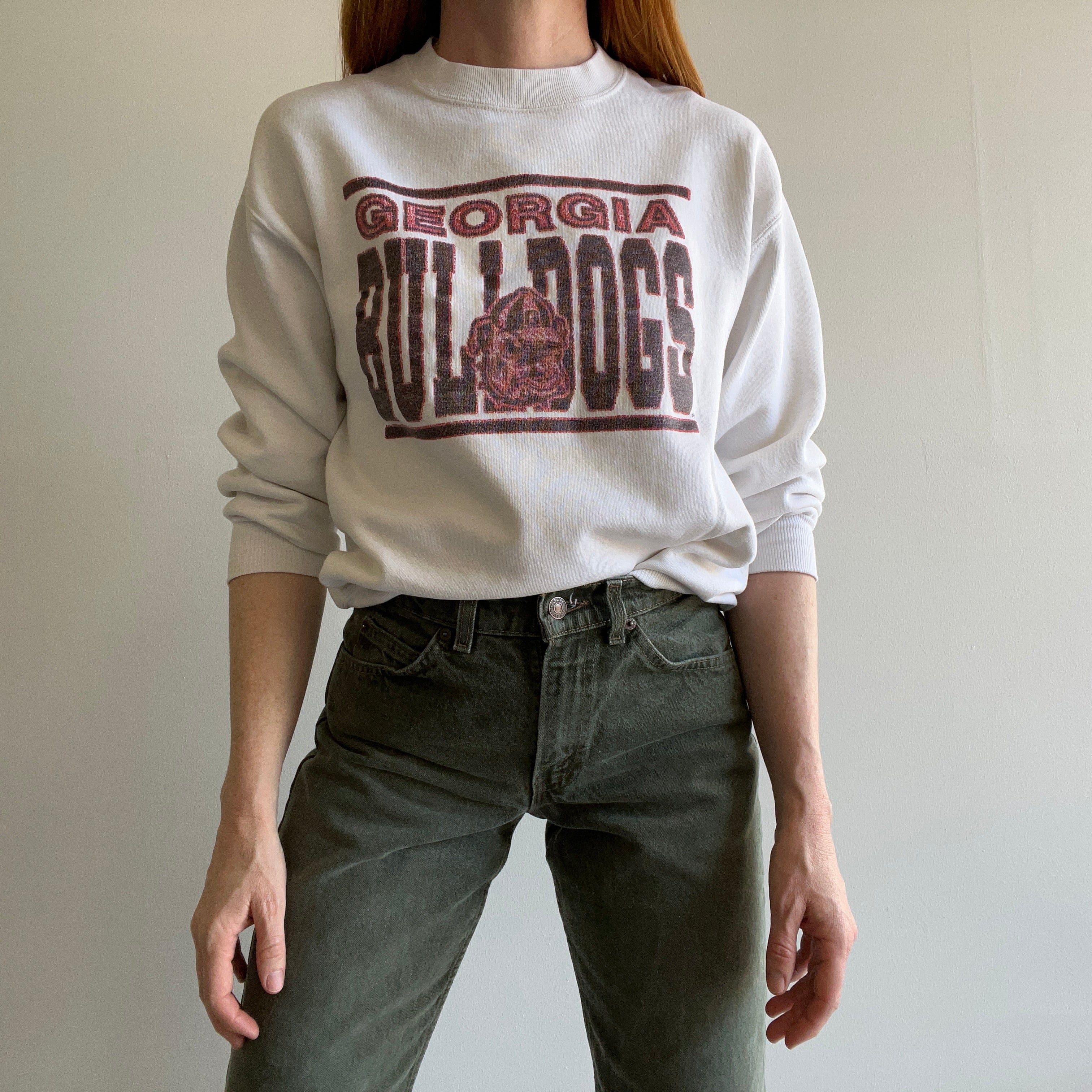 1980s Georgia Bulldogs - GO DAWGS!!! - Sweatshirt