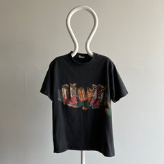 1990s Cowboy Boot Wraparound T-Shirt