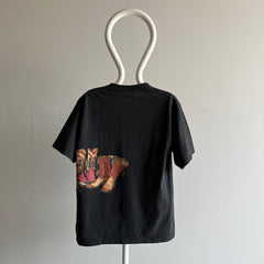 1990s Cowboy Boot Wraparound T-Shirt