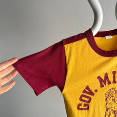 1970s Gov. Mifflin Color Block Two Tone T-Shirt by Sportswear