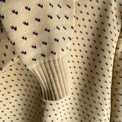Pull en tricot de coton Lord Jeff des années 1980