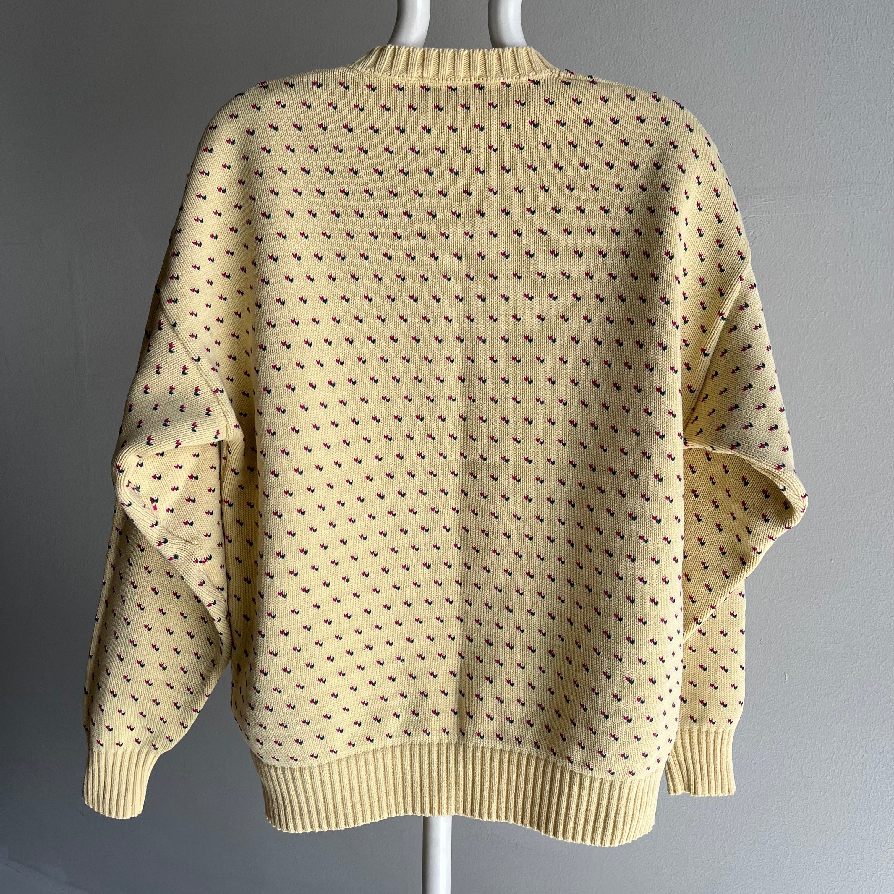 Pull en tricot de coton Lord Jeff des années 1980