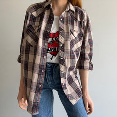 1990s/2000s Cowboy Snap Front Flannel