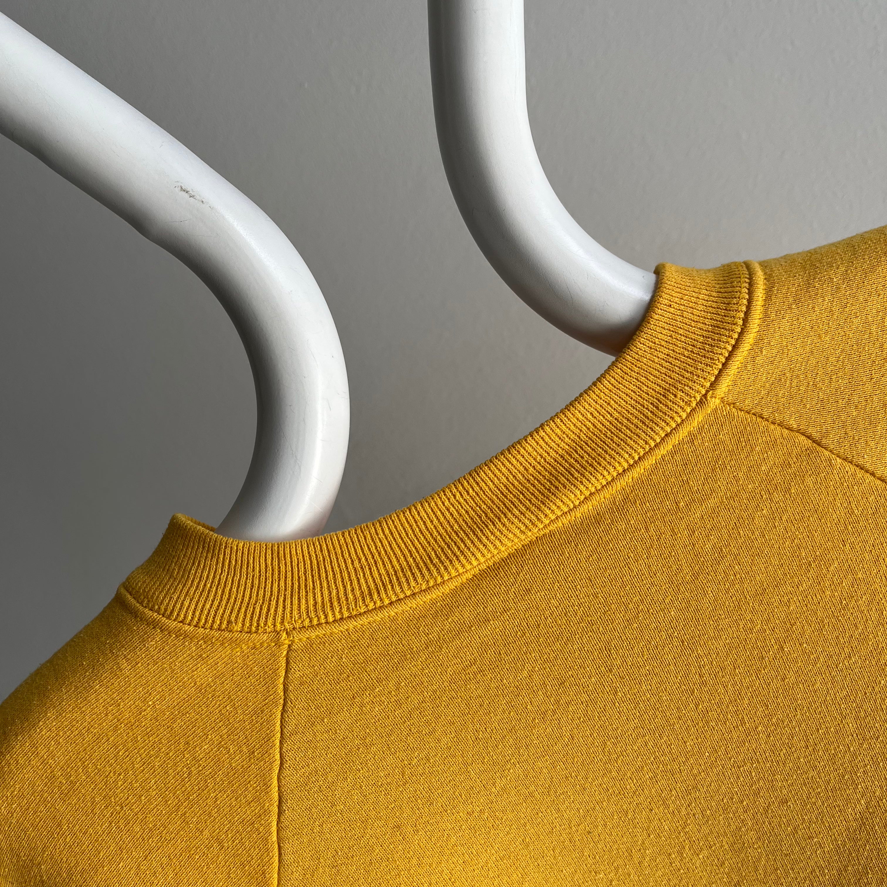 1980s FOTL Mustard/Marigold Blank Sweatshirt