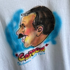1980s A Guy Named Gordon Random Airbrush Ring T-Shirt