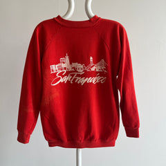 1970s San Francisco Skyline Tourist Sweatshirt !!!