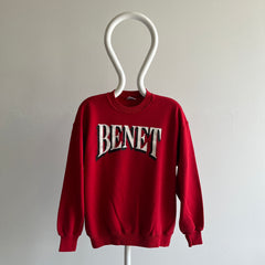 Sweat-shirt Benet (Académie ?) des années 1980 par Jerzees